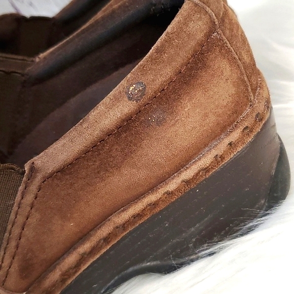 KLOGS MISSION MOCHA MOLE EMBROIDERED LEATHER SUEDE SHOES WOMENS SIZE 7M - Picture 3 of 17